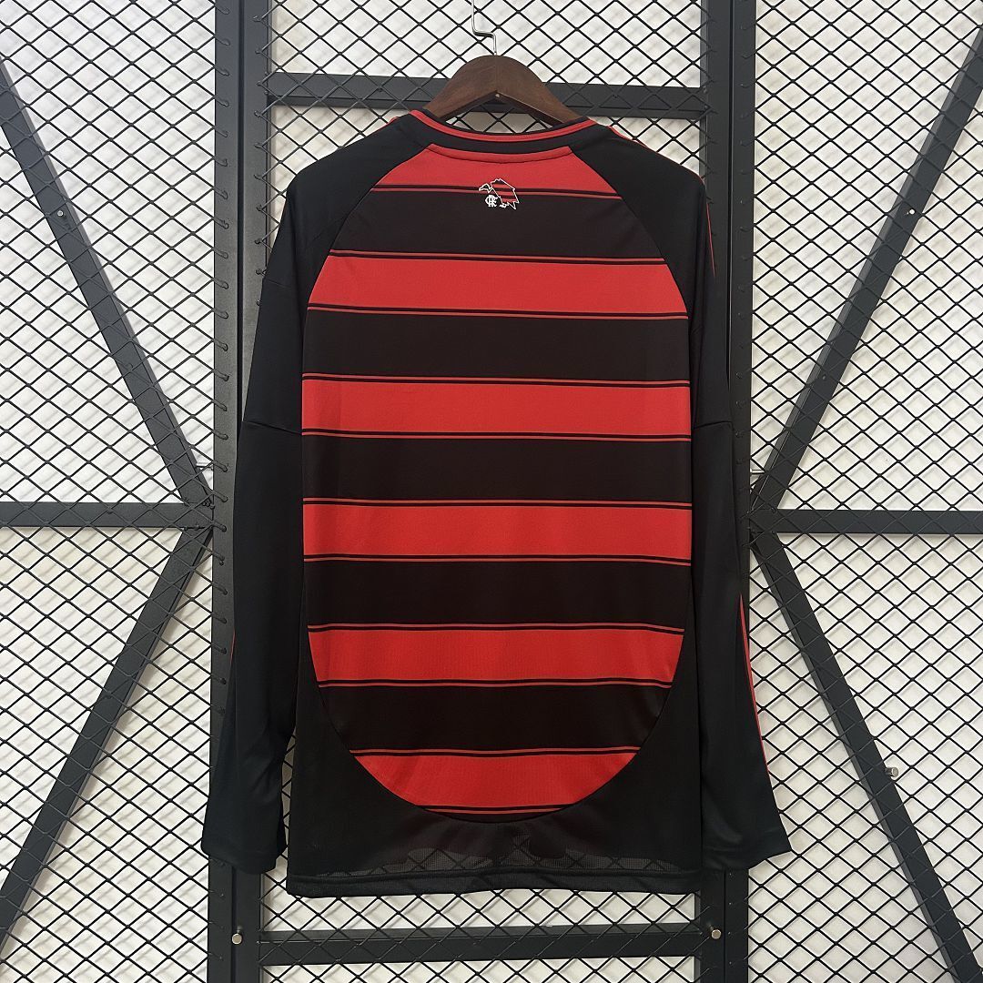 25-26 Flamengo Home Long Sleeve Kit Soccer T-Shirt AAAAJersey Dropship Yupoo 4