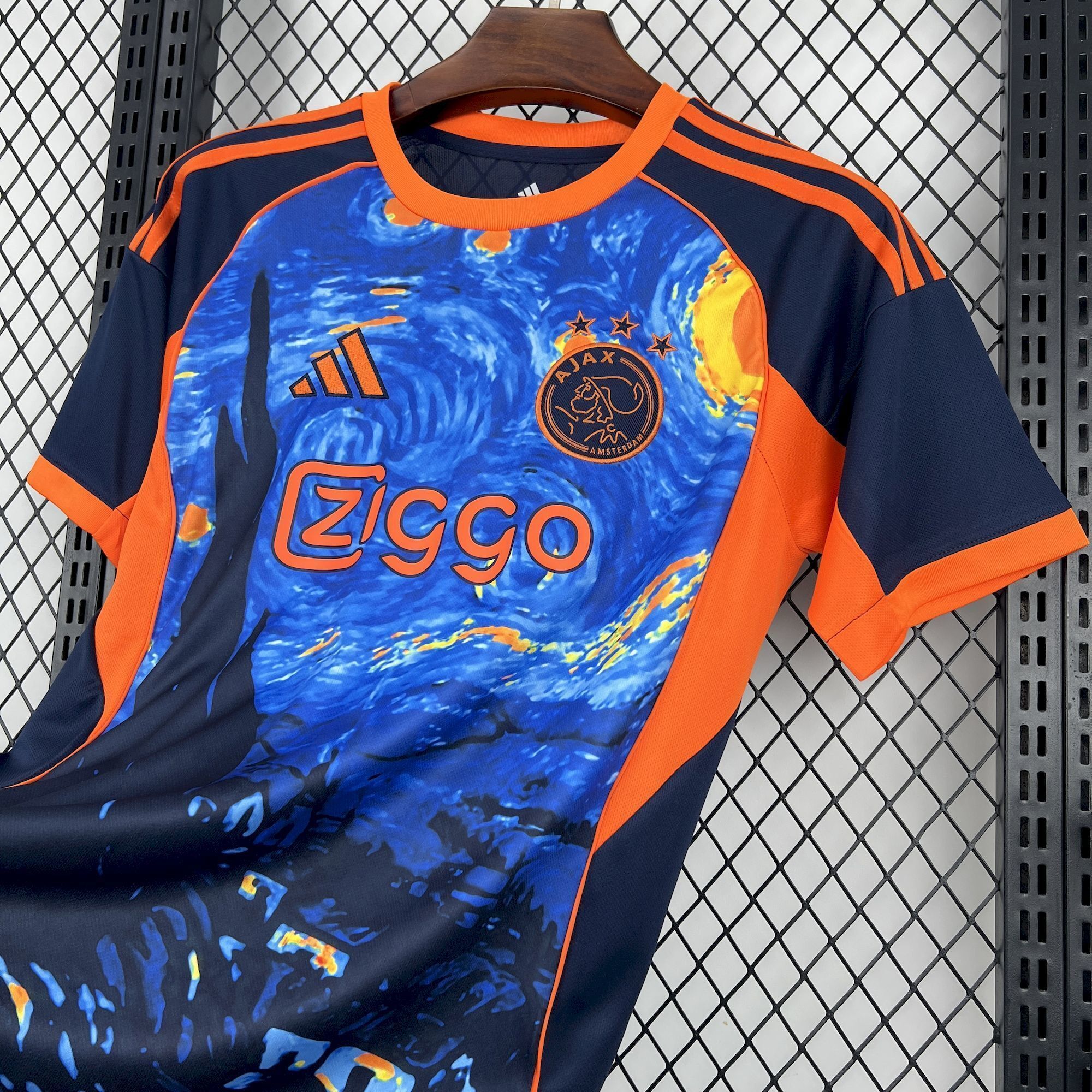25-26 Ajax x Van Gogh The Starry Night Edition Kit Soccer T-Shirt Cheap AAAAJerseys Supply Yupo 2