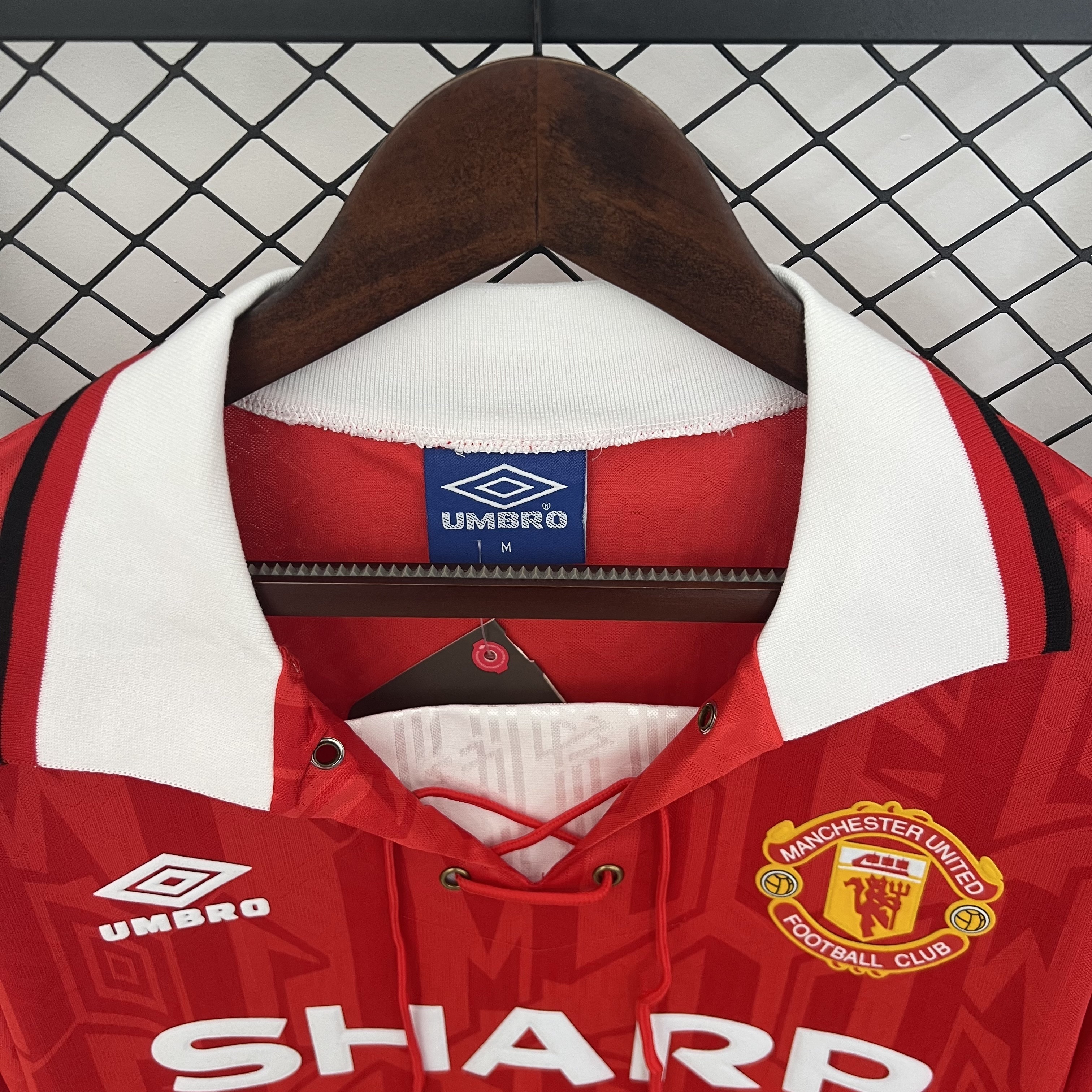 92-94 Manchester United Home Retro Kit Long Sleeve Shirt Cheap AAAAJerseys Supply Yupoo 6