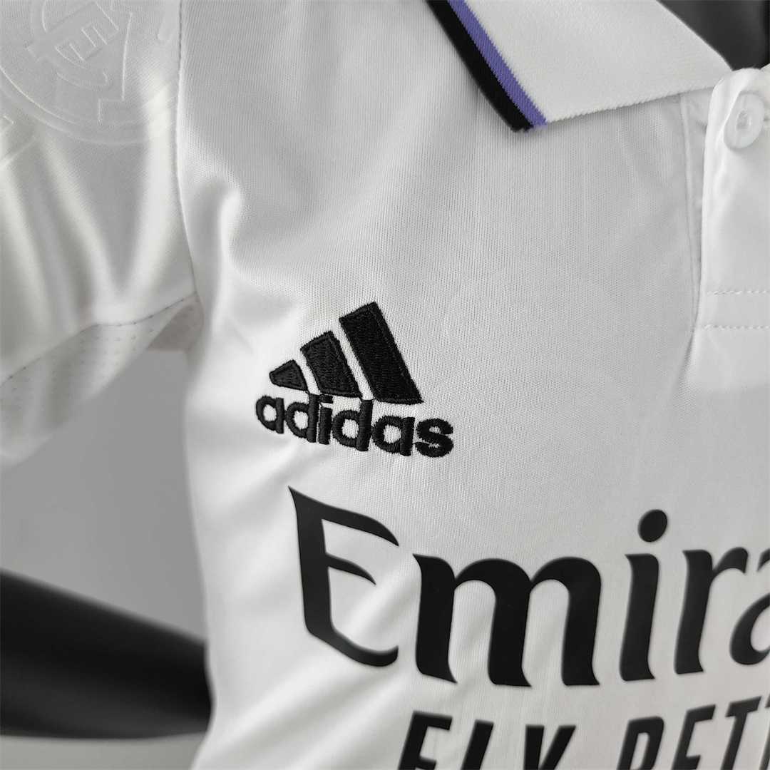 22-23 Real Madrid home kids kit 8