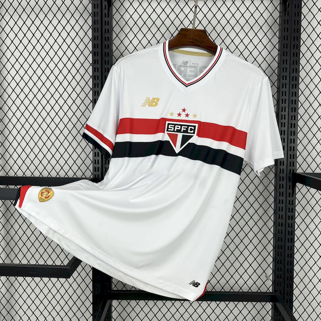 25-26 Sao Paulo Home Kit Soccer Uniforms AAAAJersey Dropship Yupoo