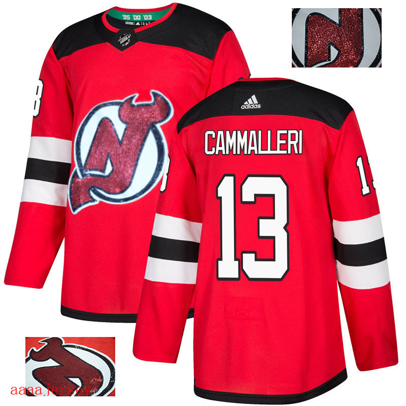 2018 New Jersey Devils Ice Hockey jersey M-3XL 新泽西魔鬼队时尚亮片款冰球服 7