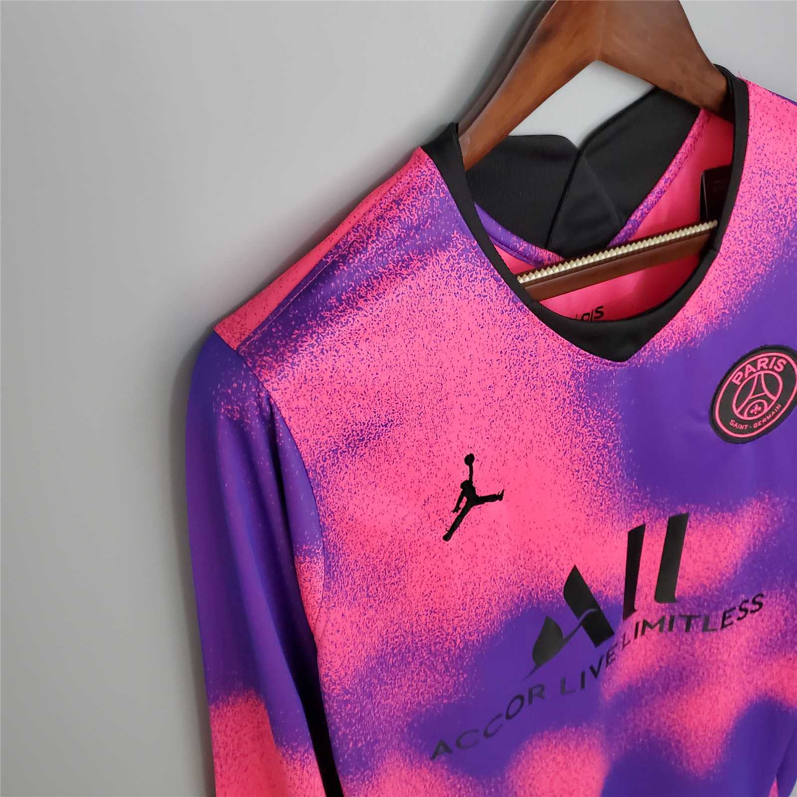 20-21 Jordan PSG fourth away purple Long Sleeve 8