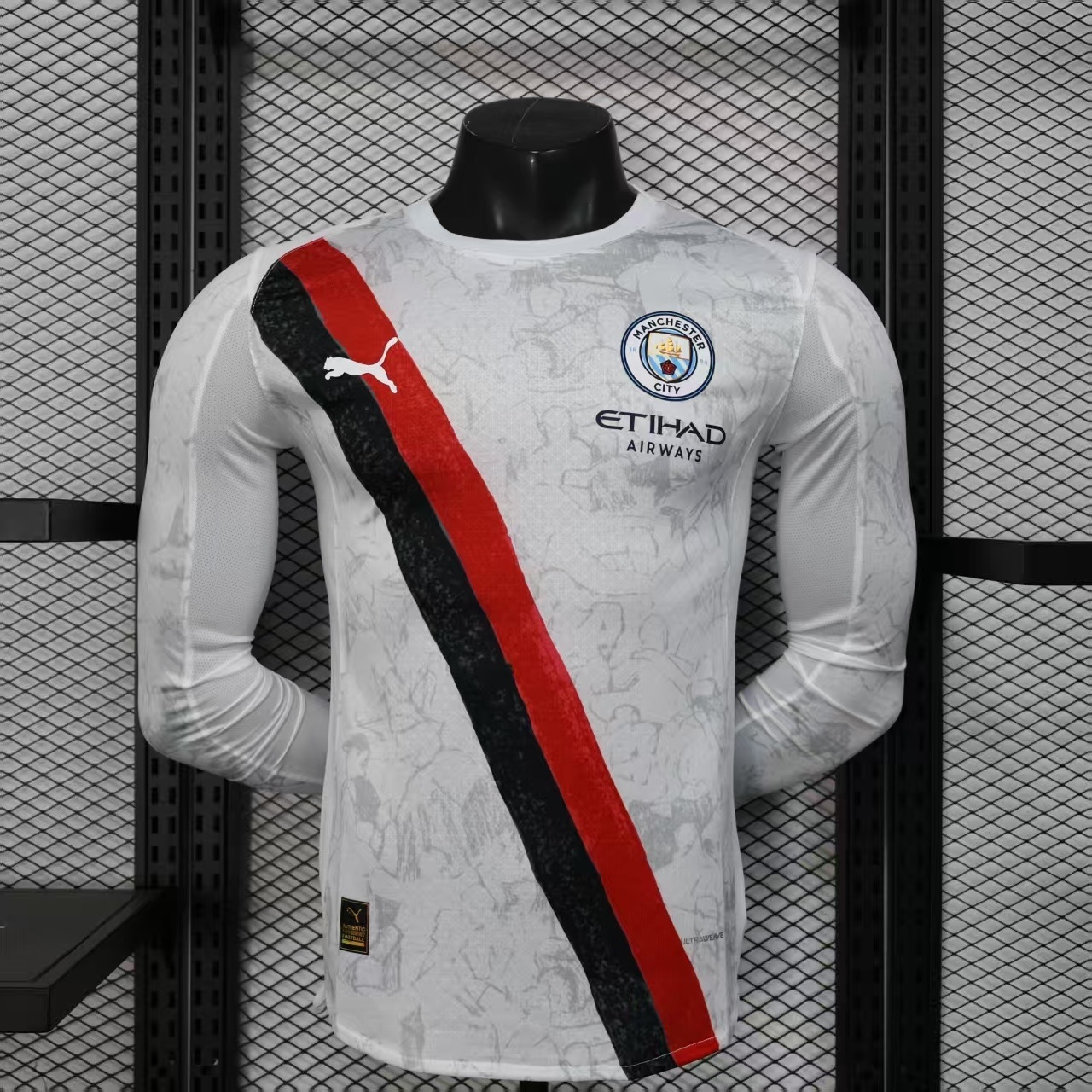 25-26 Manchester City Away Kit Player Version Long Sleeve Shirt AAAAJersey Supply Yupoo