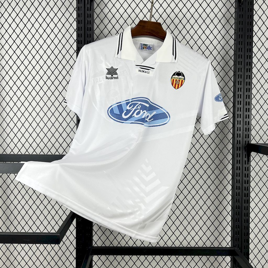 99-00 Valencia Home Retro Kit Vintage Shirt AAAAJersey Dropship Yupoo