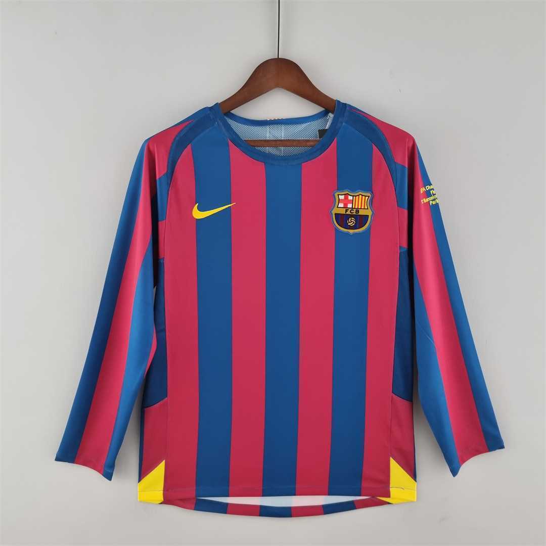 05-06 Barcelona home long sleeve