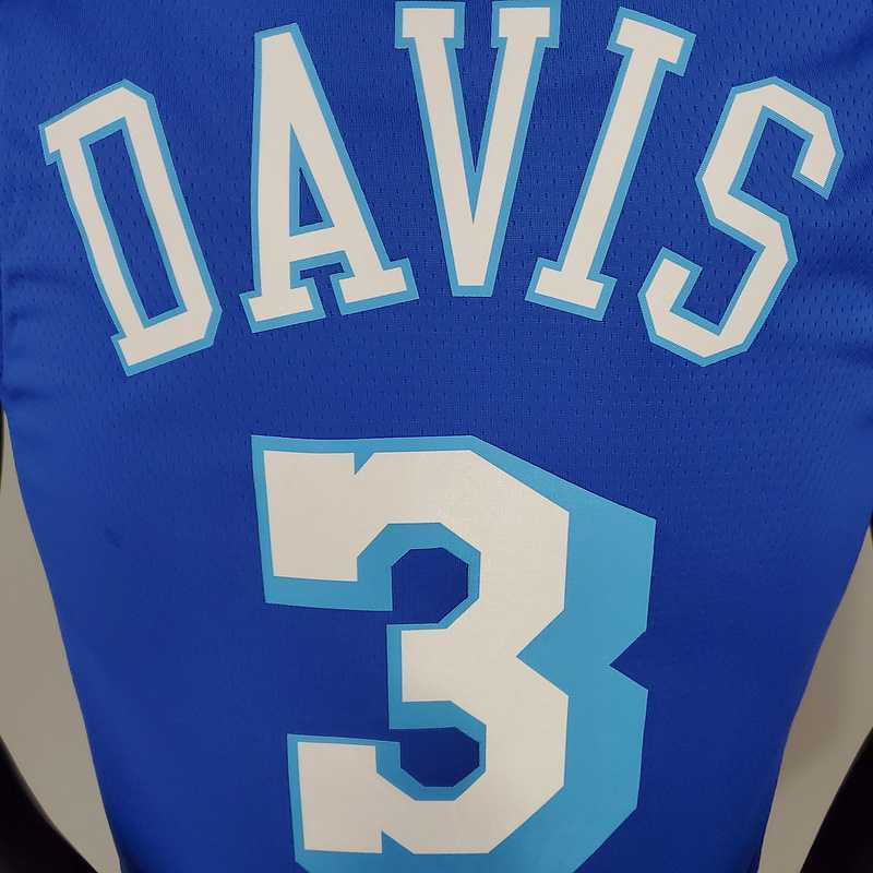 2021 DAVIS#3 Lakers Retro Blue 7