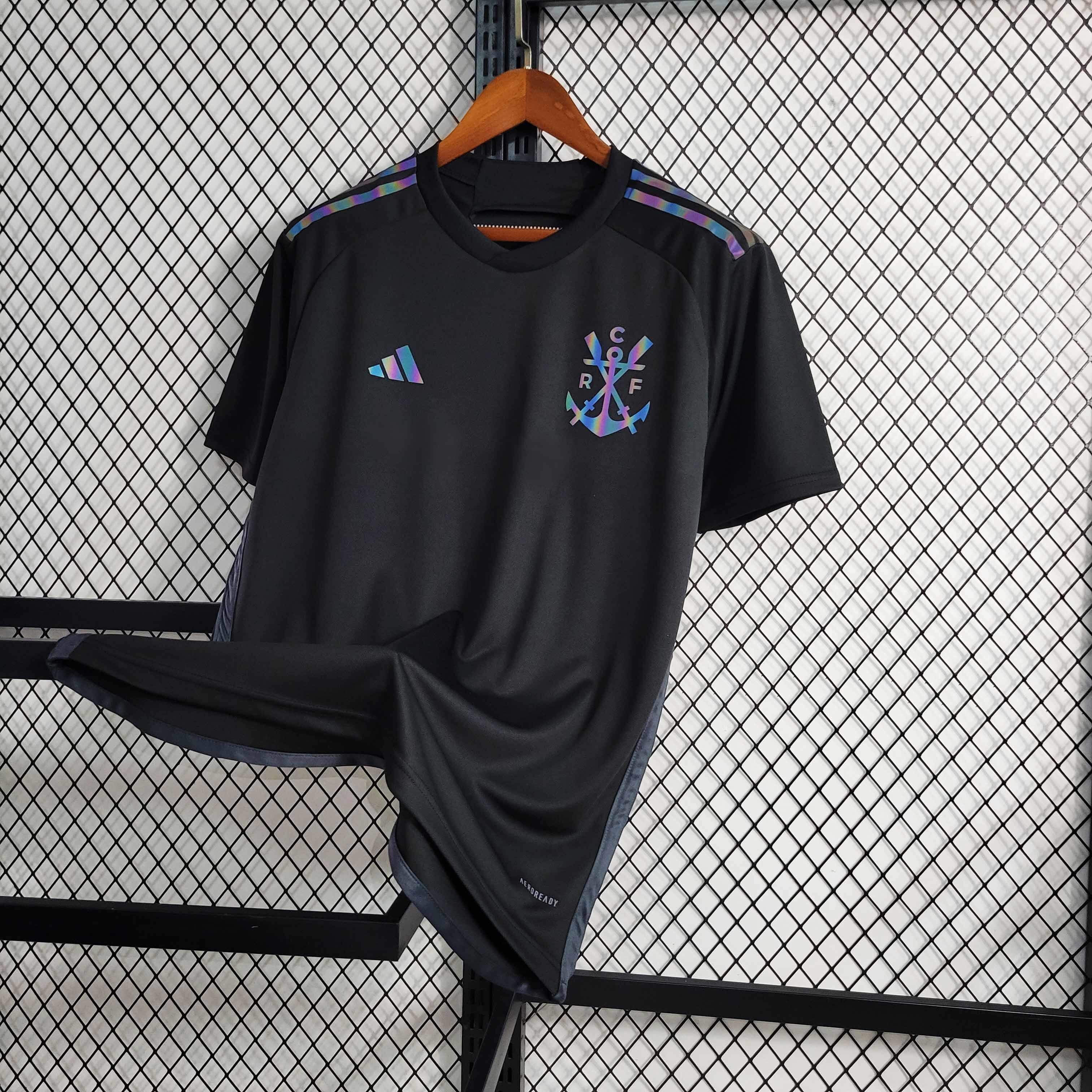 23-24 Flamengo Black S-4XL Soccer Jerseys 2