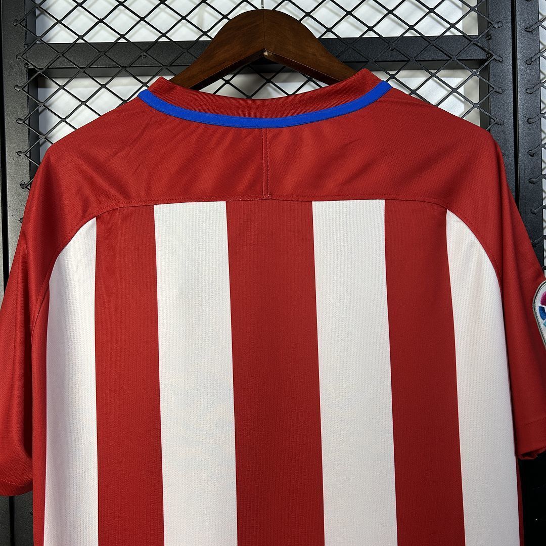 16-17 Atletico Madrid Home Retro Kit Vintage Shirt Soccer AAAAJersey Yupoo 5
