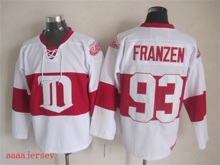 Detroit Red Wings retro ice hockey jersey M-3XL 底特律红翼队复古冰球服 8
