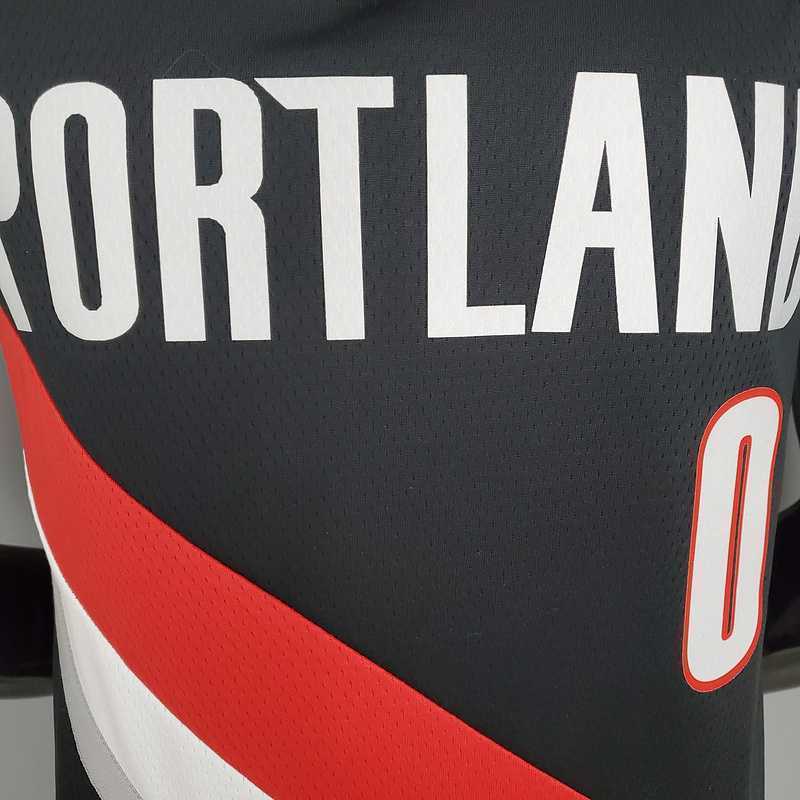 2021 LILLARD#0 Trail Blazers Home black 2