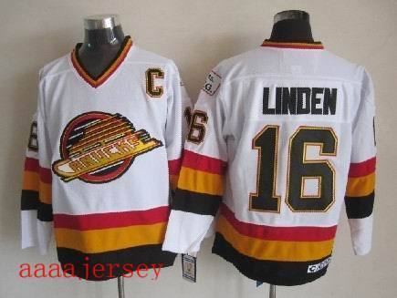 Vancouver Canucks retro ice hockey jersey M-3XL 温哥华加人队复古冰球服 2
