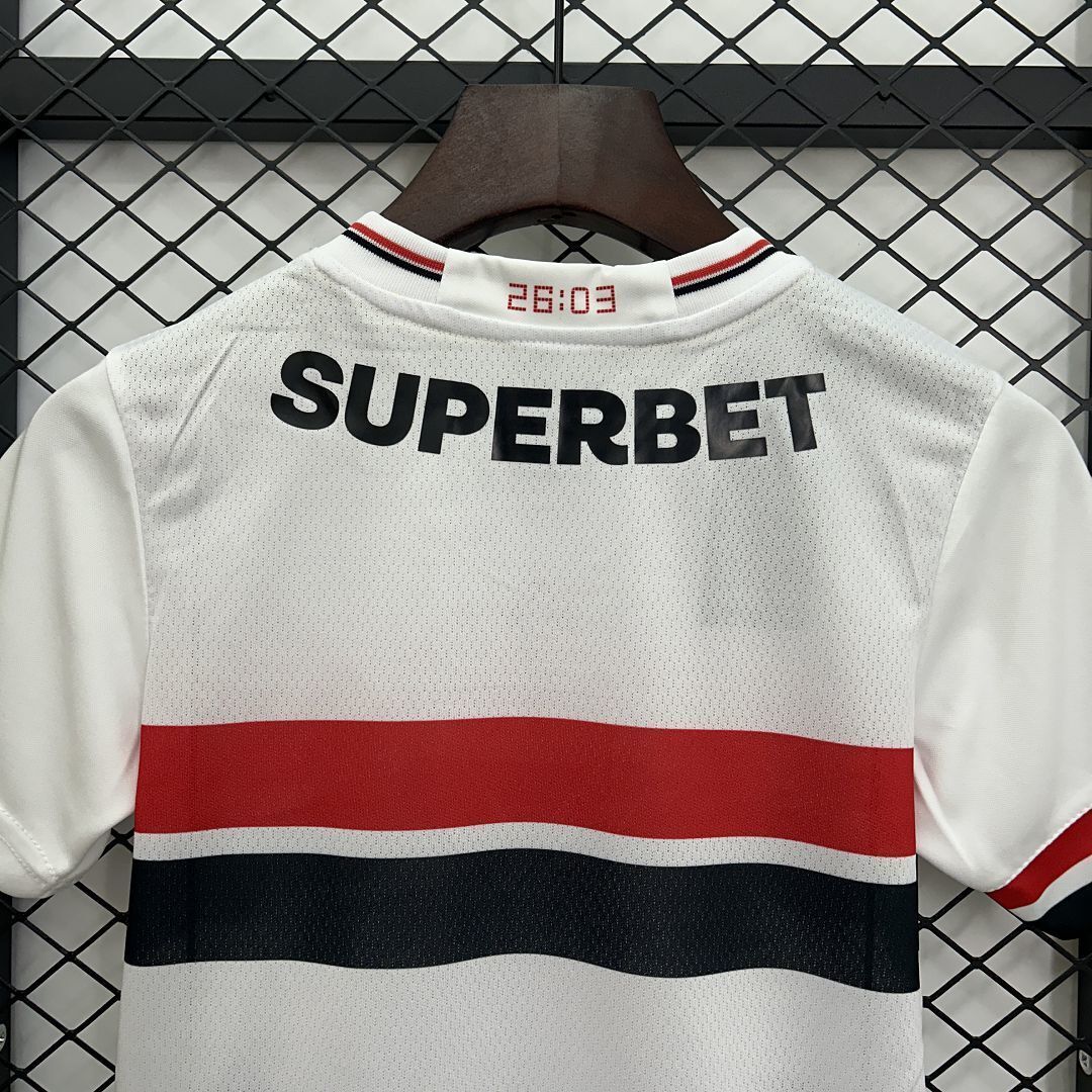 25-26 Sao Paulo Home Kid Kits Yourth Apparels AAAAJersey Supply Yupoo 3