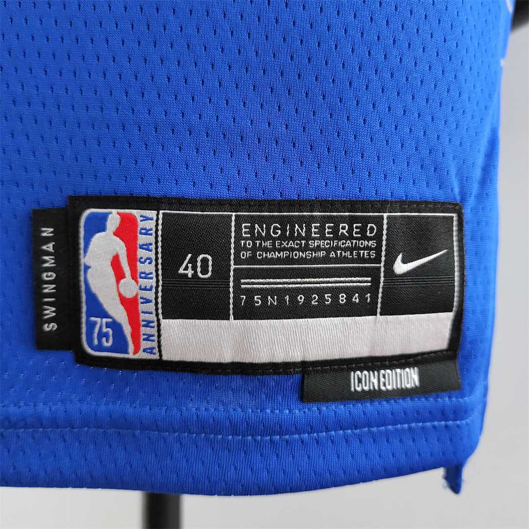 75th Anniversary WALL#11 Los Angeles Clippers NBA Jersey Blue 7