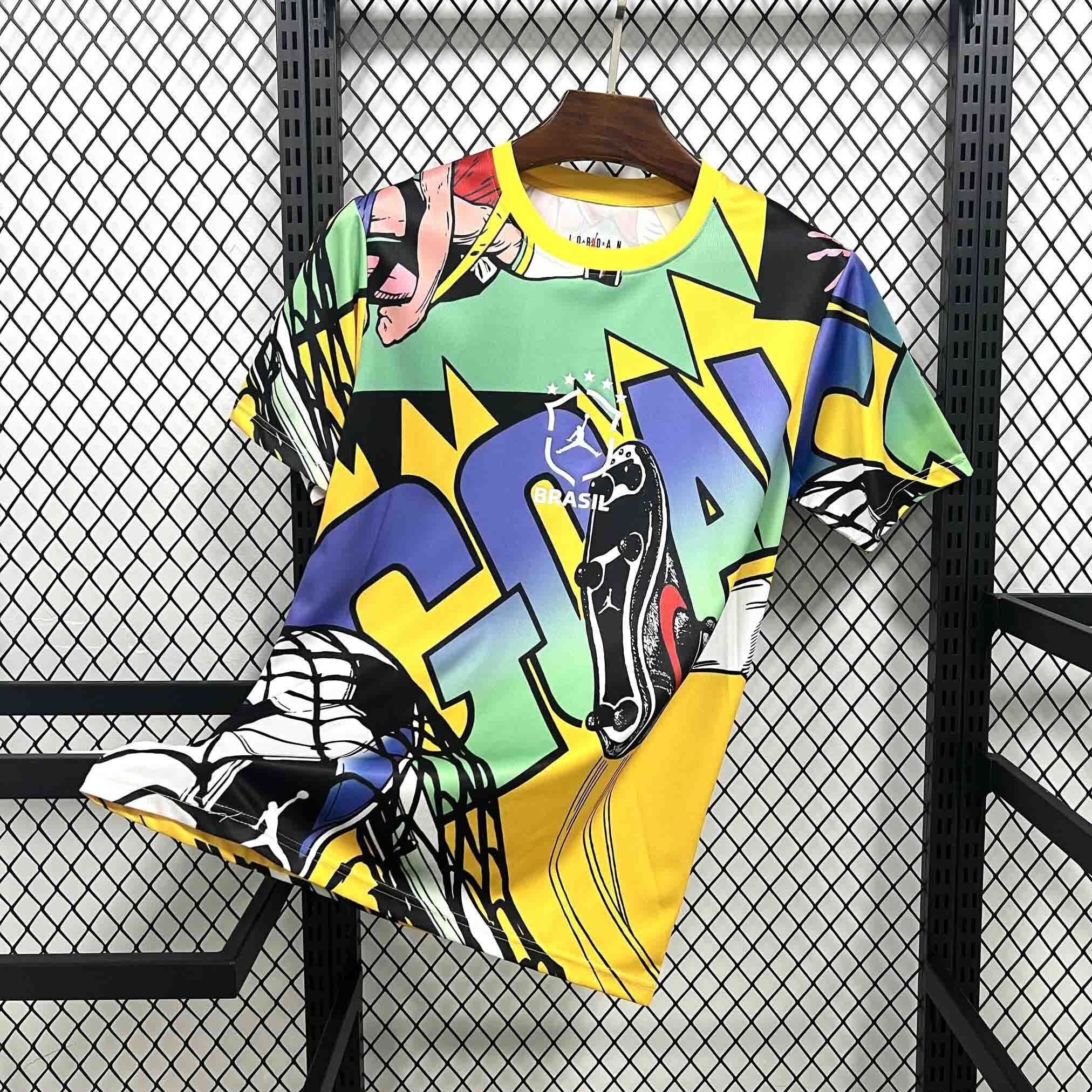 26-27 Brazil Mens Special Edition Soccer T-Shirt AAAAJersey Supply Yupoo