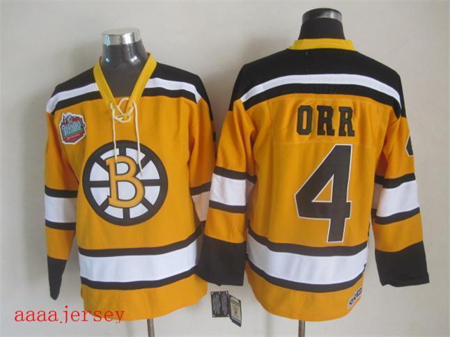 Boston Bruins retro ice hockey jersey M-3XL 波士顿棕熊队复古冰球服 1