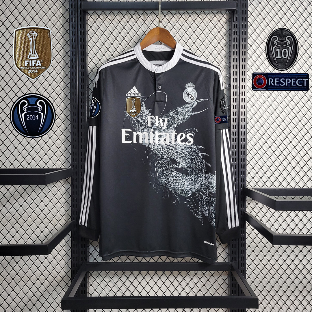 14-15 Real Madrid third away long sleeve