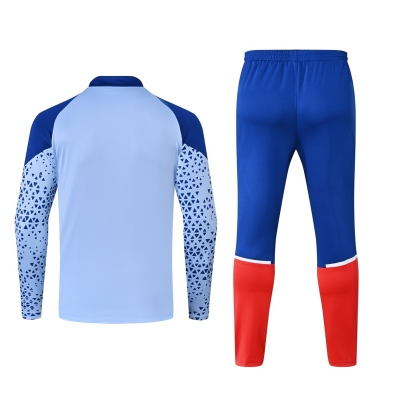 23-24 Chivas Guadalajara Training Suits Blue Long Sleeve Jackets Cheap Jerseys Yupoo 2