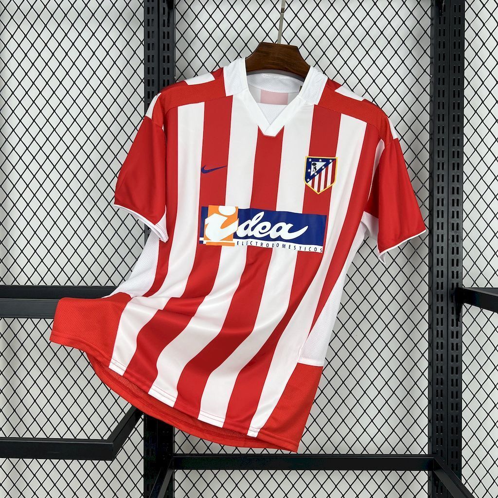 02-03 Atletico Madrid Home Retro Kit Vintage Shirt AAAAJersey Supply Yupoo