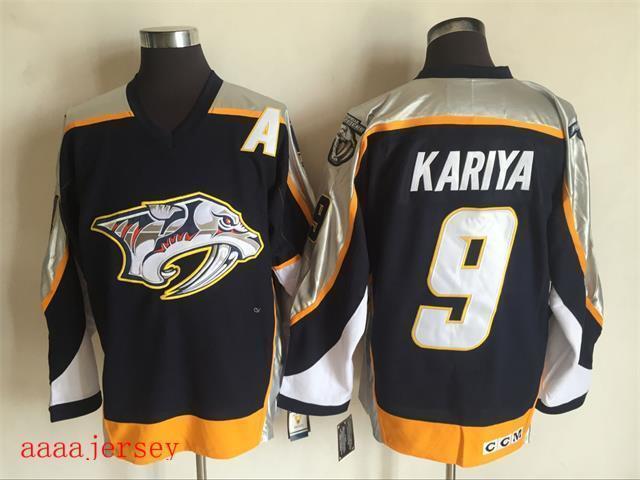 Nashville Predators retro ice hockey jersey M-3XL 纳什维尔掠夺者队复古冰球服 2