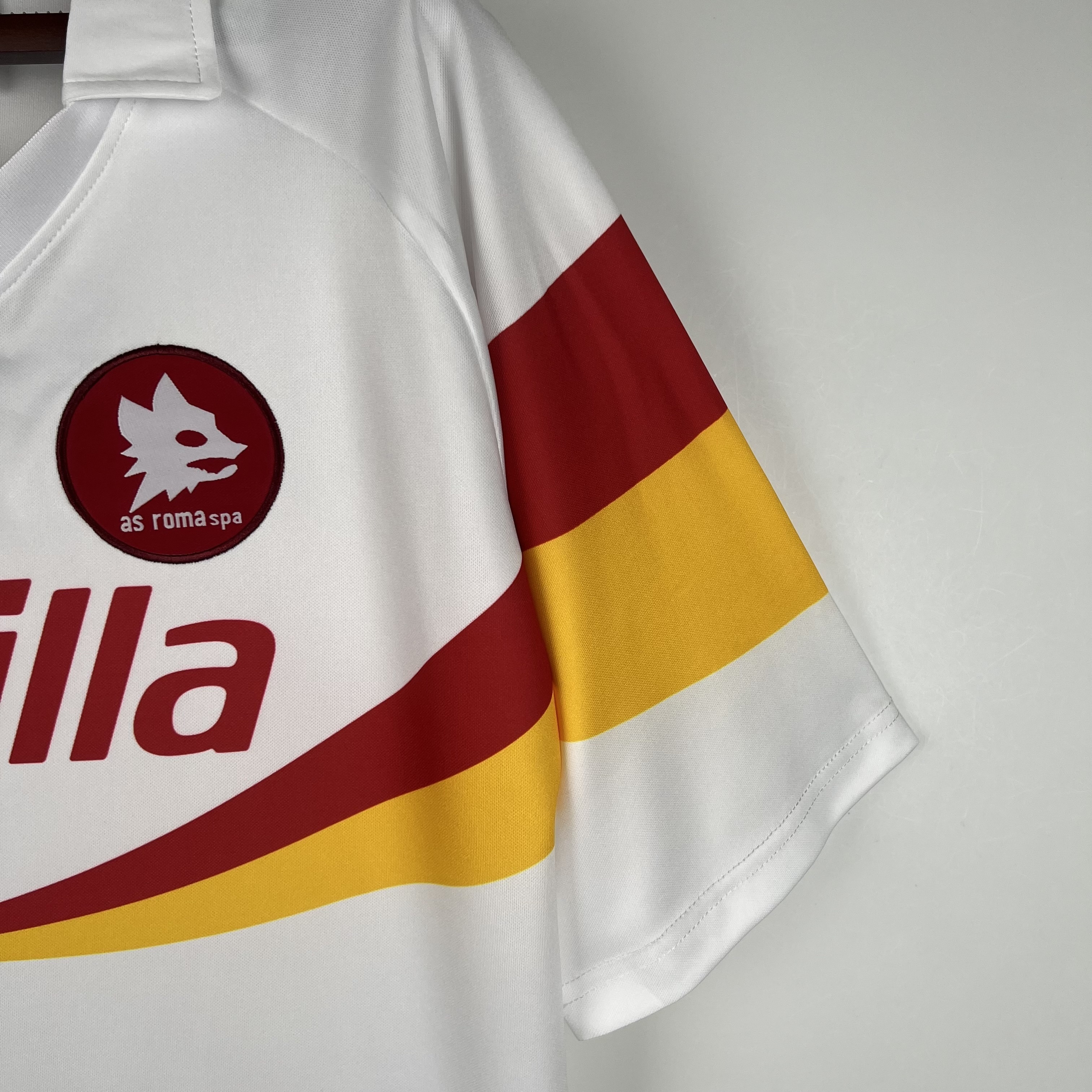 90-91 Roma away S-XXL football t-shirt 6