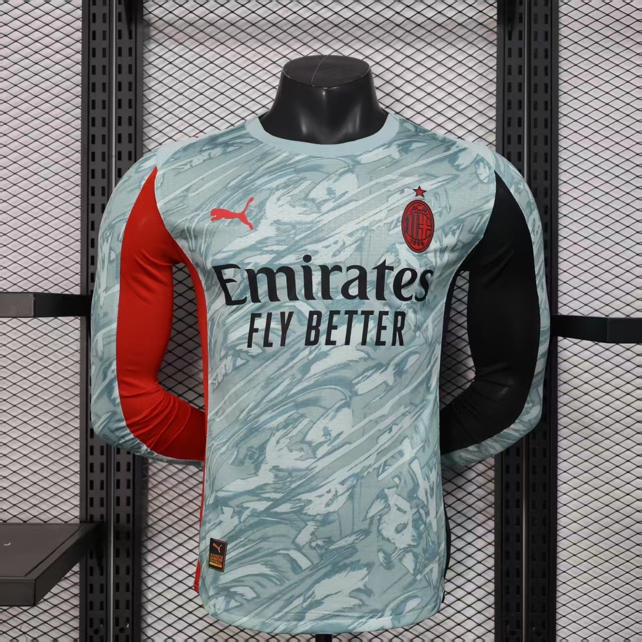 25-26 AC Milan Away Kit Player Version Soccer Long Sleeve AAAAJersey Yupoo