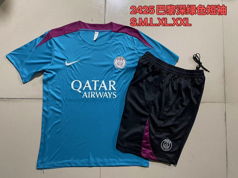 24-25 PSG Training Soccer Jerseys Football Shirts 2