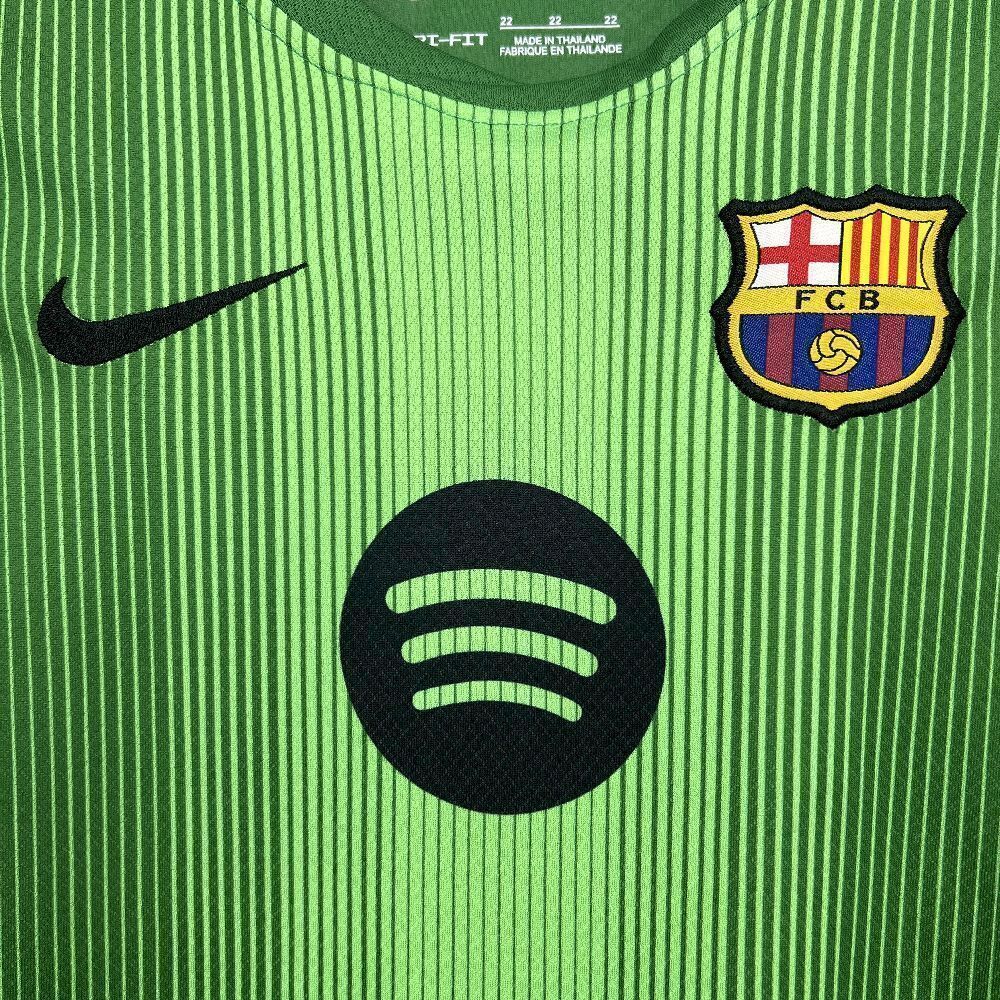 25-26 Kids Barcelona Goalkeeper Green Kit Youth Apparels Football AAAAJersey Dropship Yupoo 5