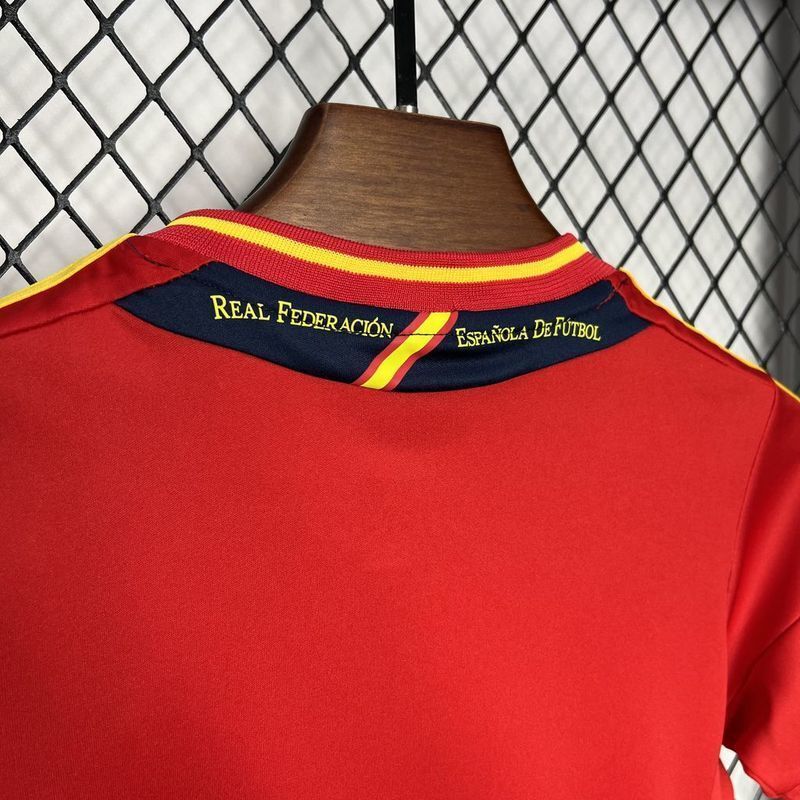 2012 Spain Home Retro Kid Kits Youth Apparels Sport AAAAJersey Yupoo 2
