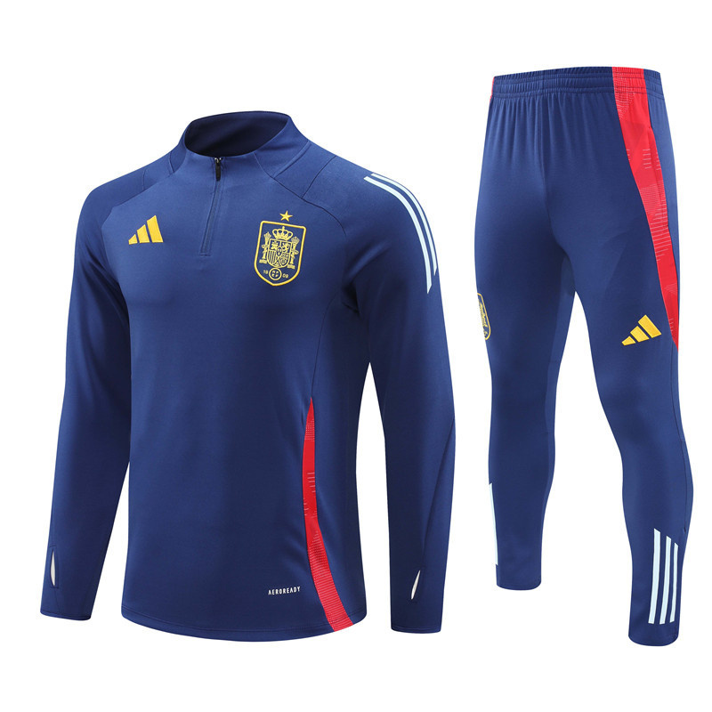 2024 Spain Long Sleeve Training Suit Football Shirts