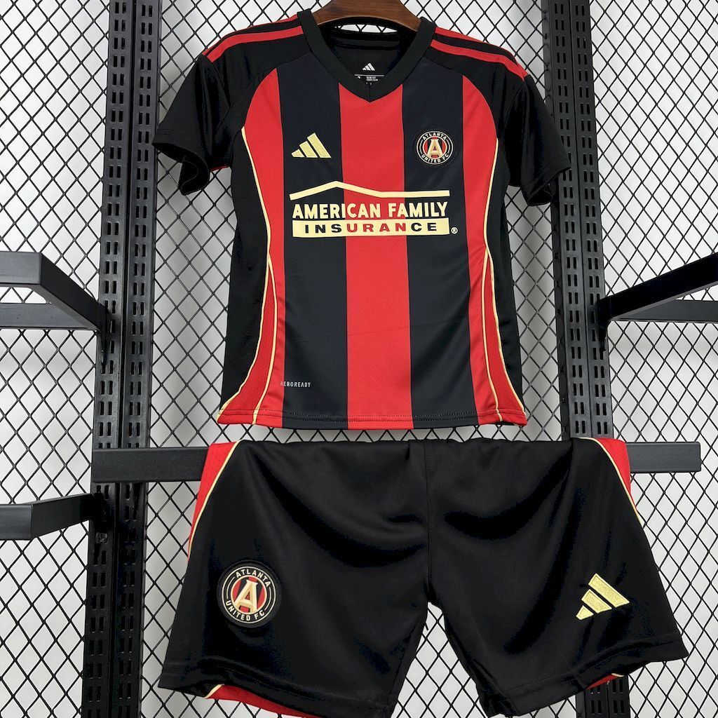 25-26 Atlanta United Home Kid Kits Soccer AAAAJersey Yupoo 16-28 4