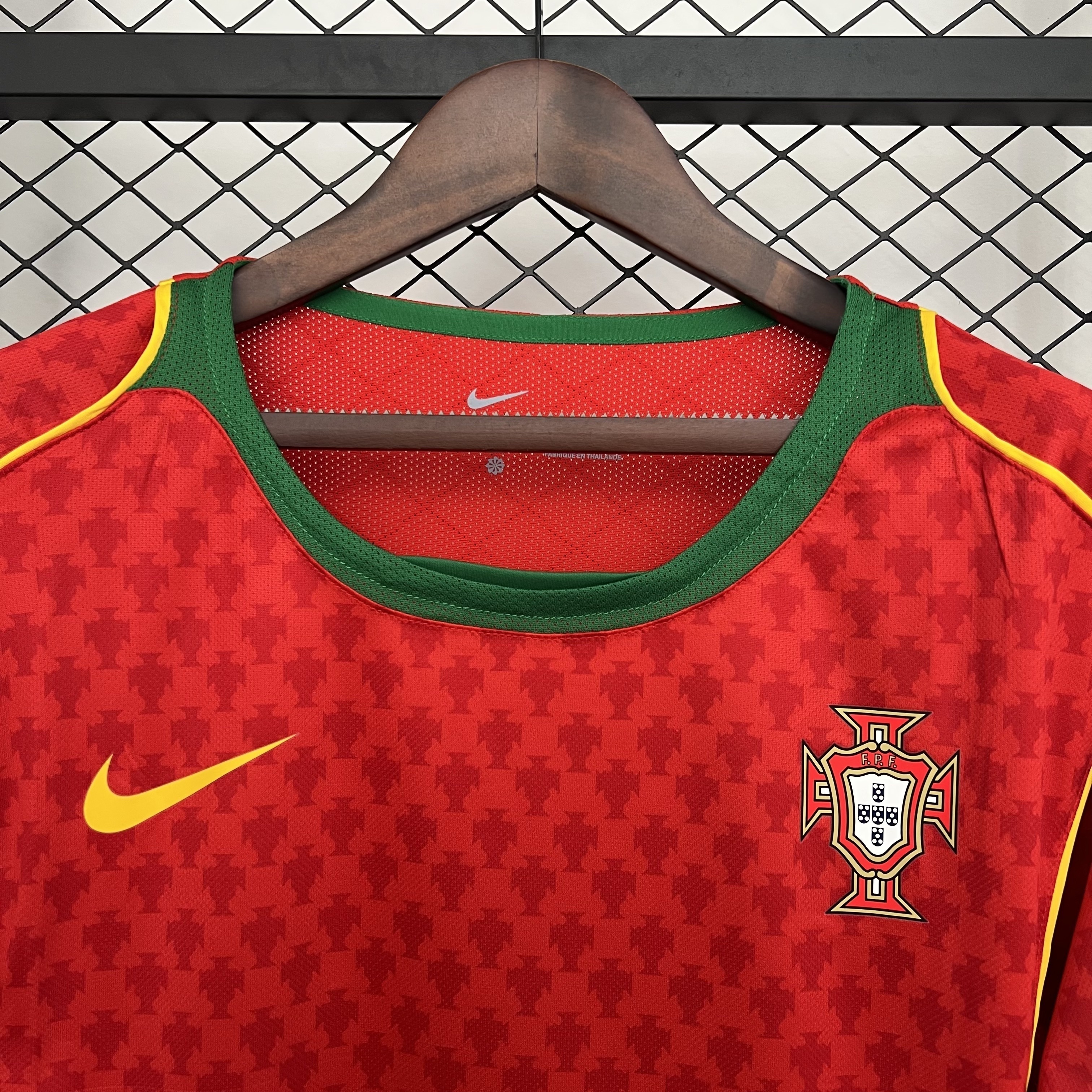 2004 Retro Portugal home Kit Vintage Shirt Football AAAAJersey Supply Yupoo 5