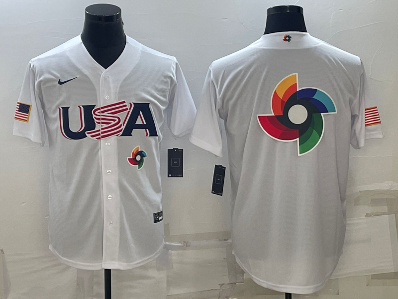 USA 2023 World Cup Baseball Jerseys 16