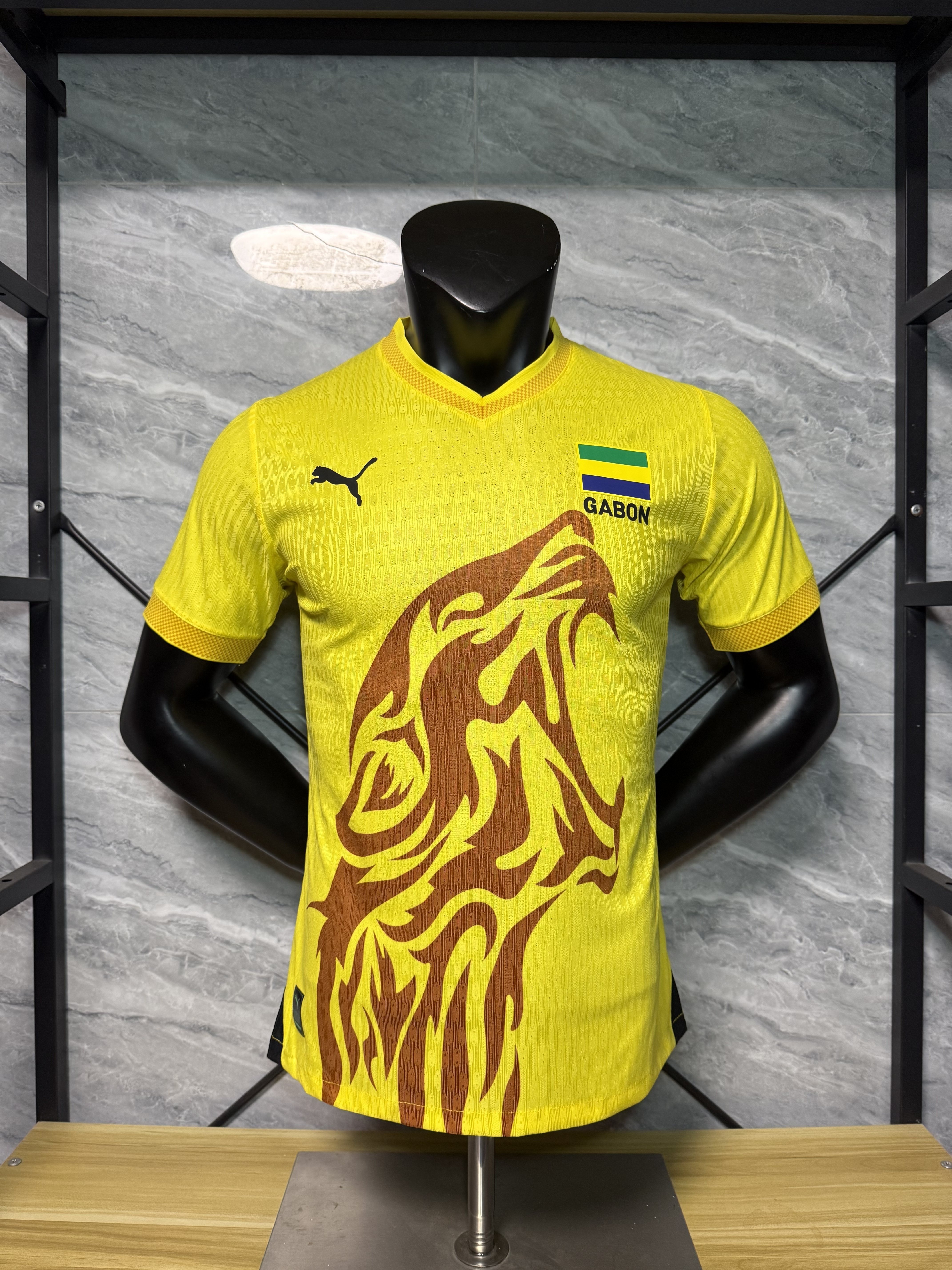 2026 Gabon Special Edition KIt Player Version Soccer T-Shirt AAAAJersey Supply Yupoo