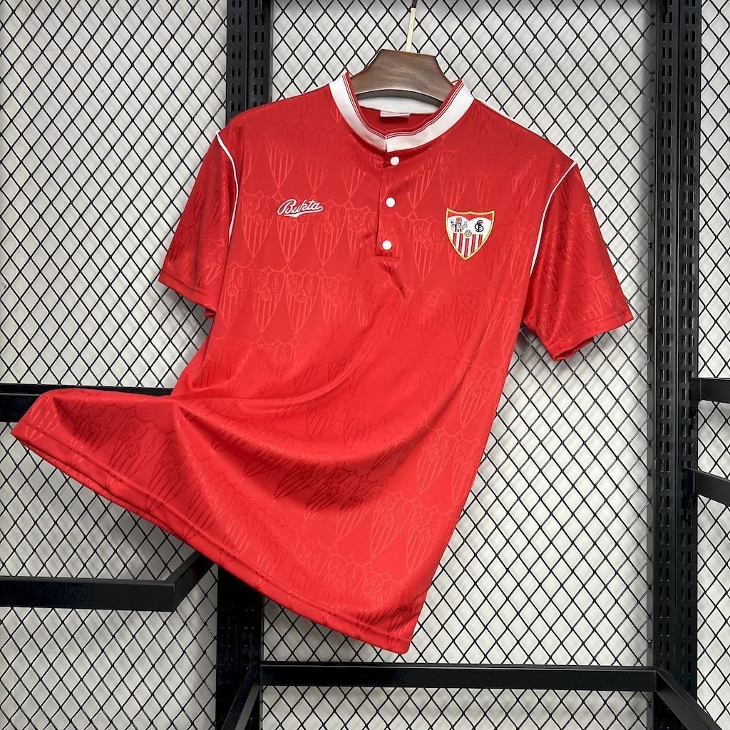 91-92 Sevilla FC Away Retro Kit Vintage Shirt AAAAJersey Supplier Yupoo
