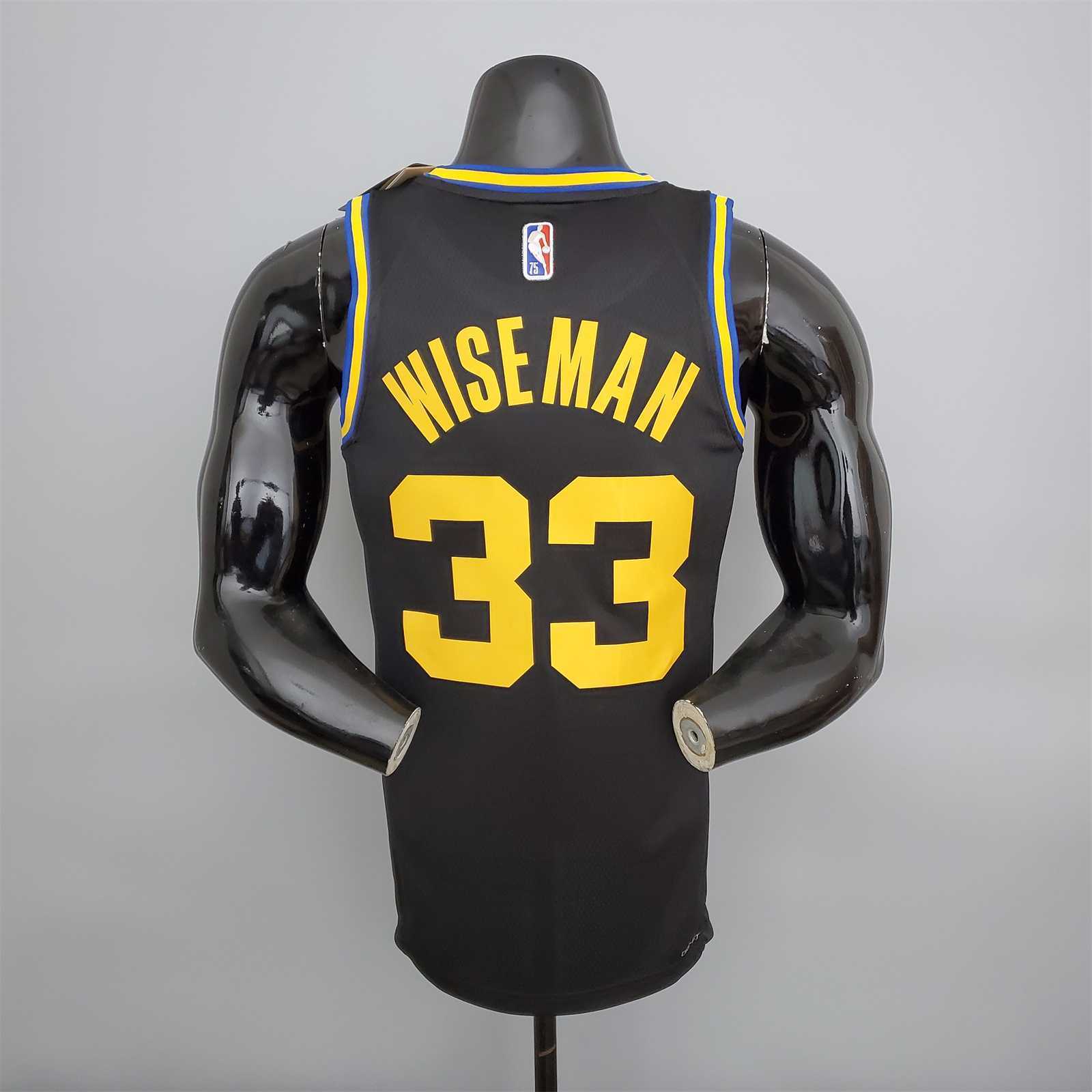 2022 75th Anniversary Wiseman#33 Warriors City Edition Black 3