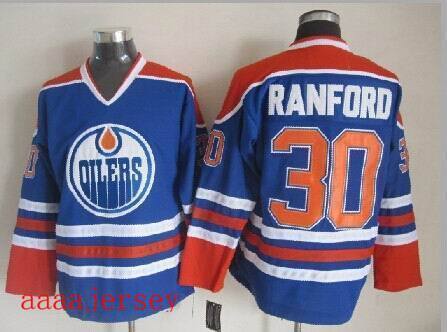 Edmonton Oilers retro ice hockey jersey M-3XL 埃德蒙顿油人队复古冰球服 2