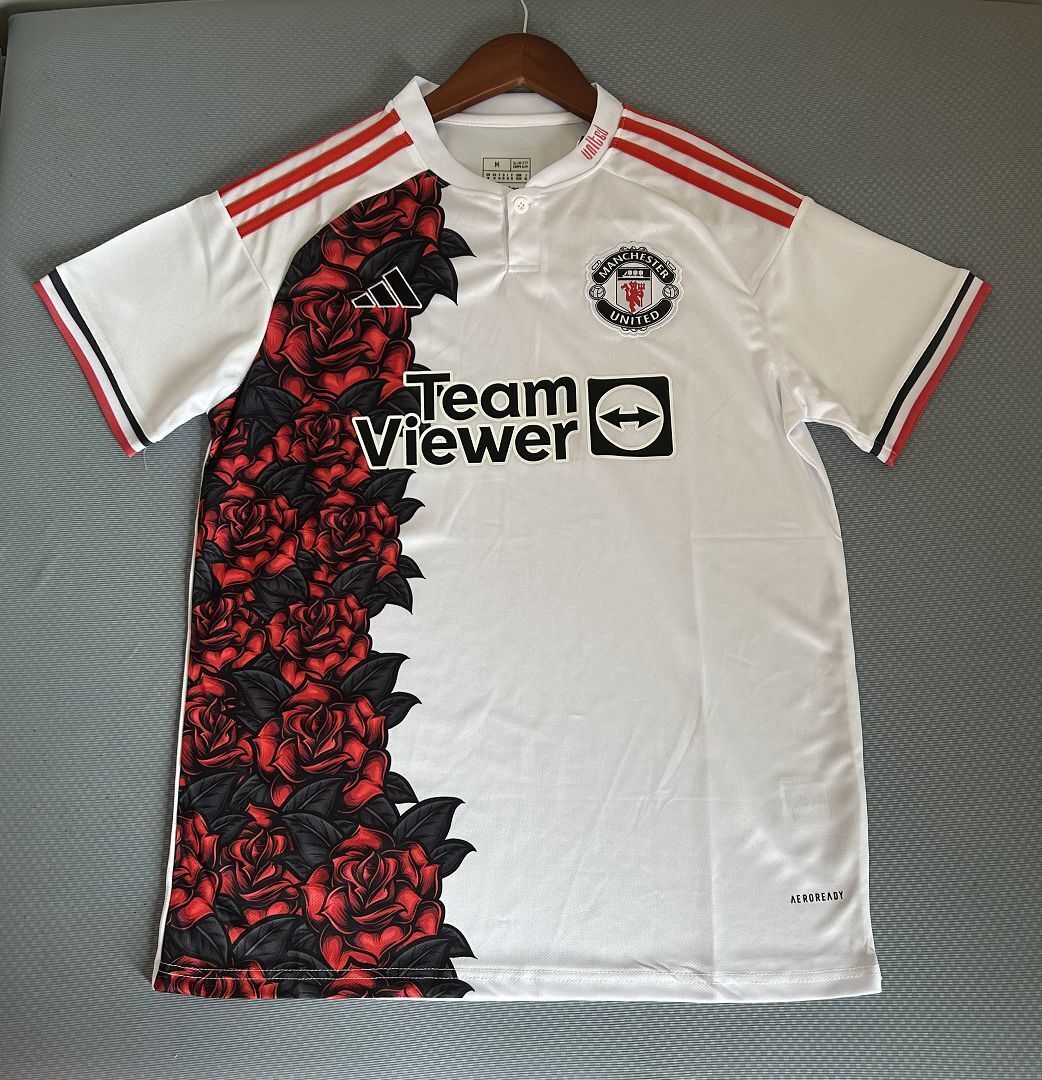 25-26 Manchester United 'Old Trafford Bloom' Special Edition Shirt AAAAJersey Supply Yupoo 4
