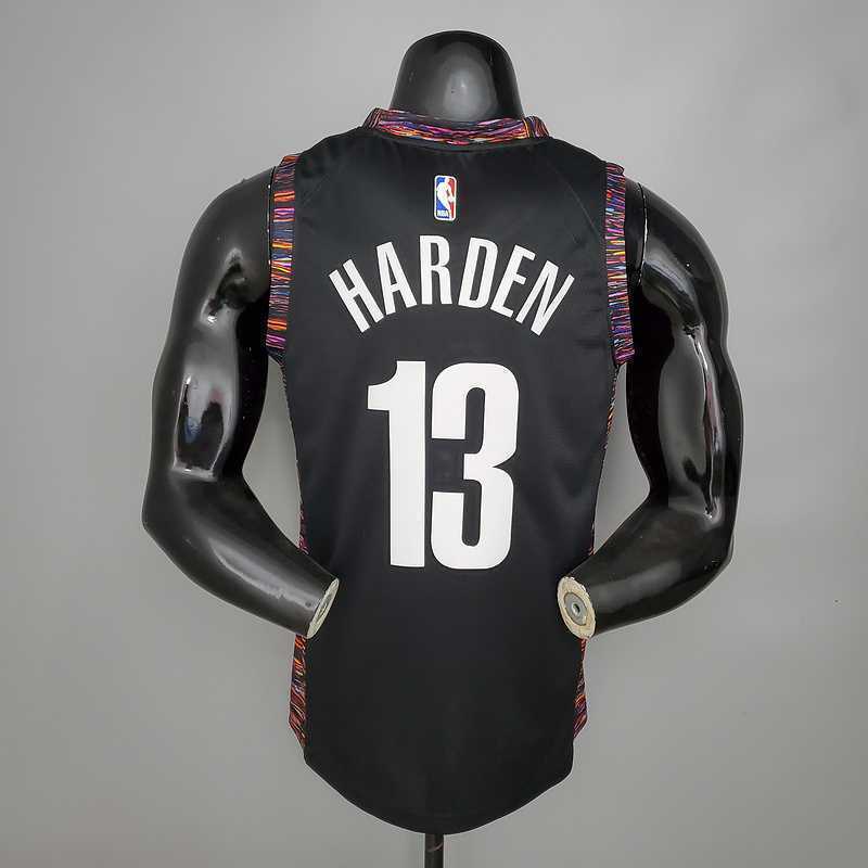 Harden #13 Brooklyn Nets City version black 3