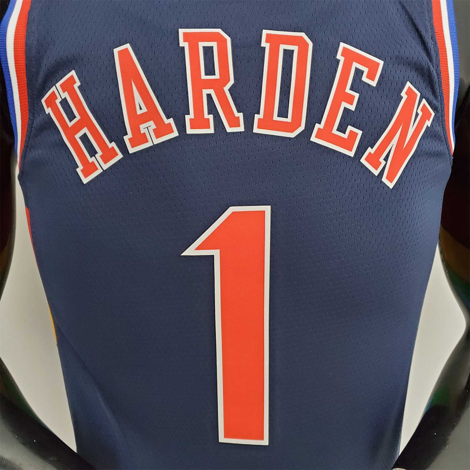 2022 76ers Harden #1 City Edition 2