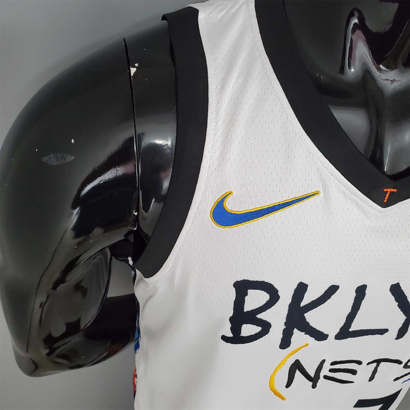 DURANT#7 Brooklyn Nets graffiti white 4
