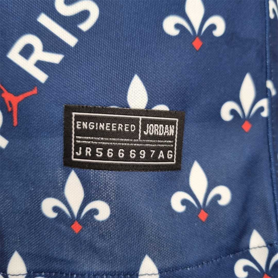 PSG Polo Jordan co branded blue 2