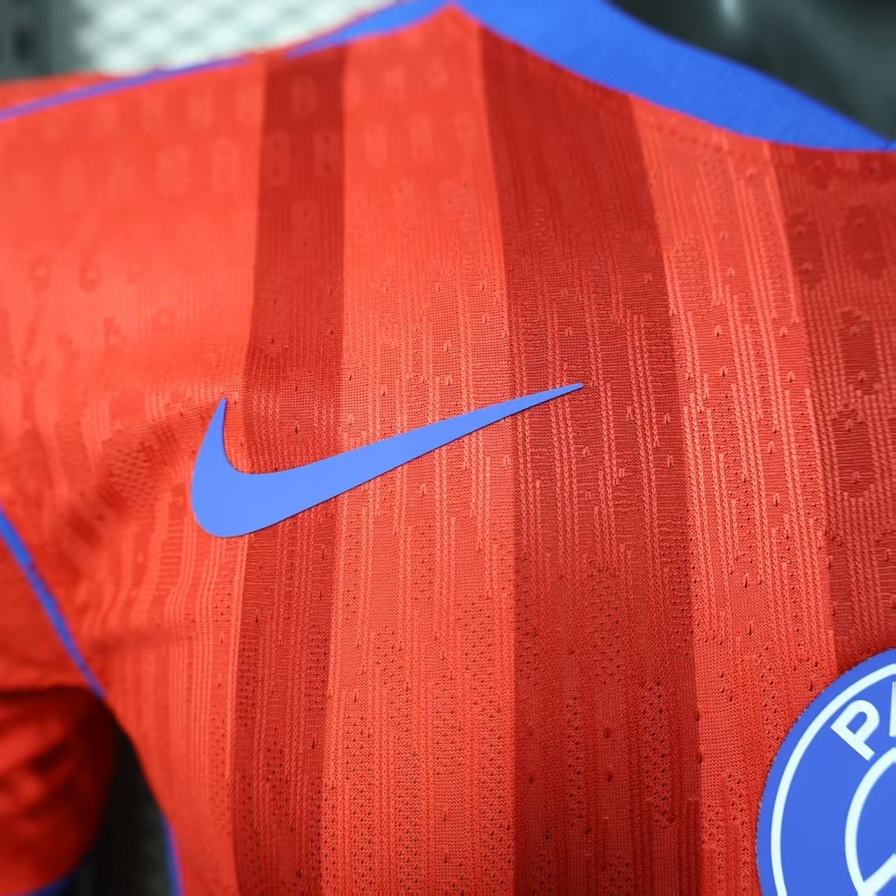 25-26 PSG Third Away Kit Player Version Red Summer Sports Shirts AAAAJersey Dropship Yupoo 1