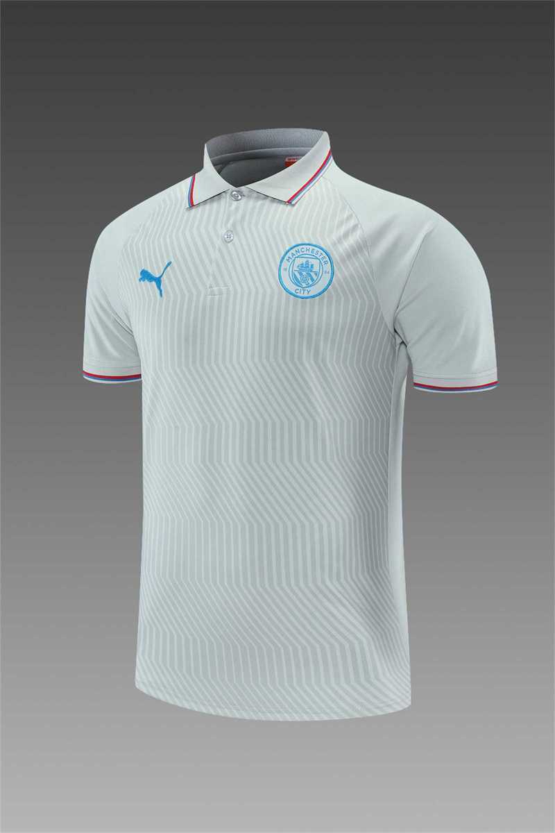 Manchester City Polo grey stripes 8