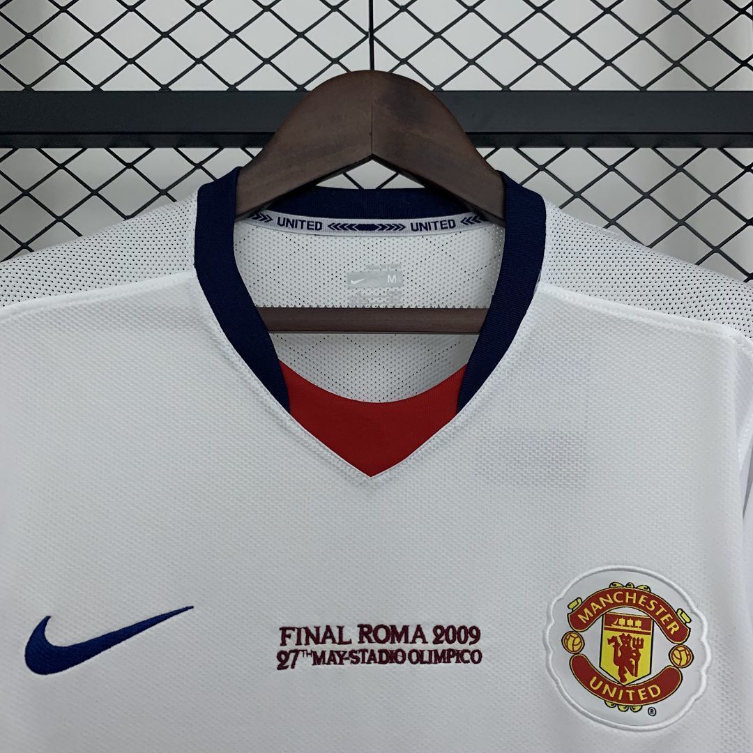 08-09 Manchester United Away Retro Champions Final Long Sleeve Kit AAAAJersey Wholesale Yupoo 3