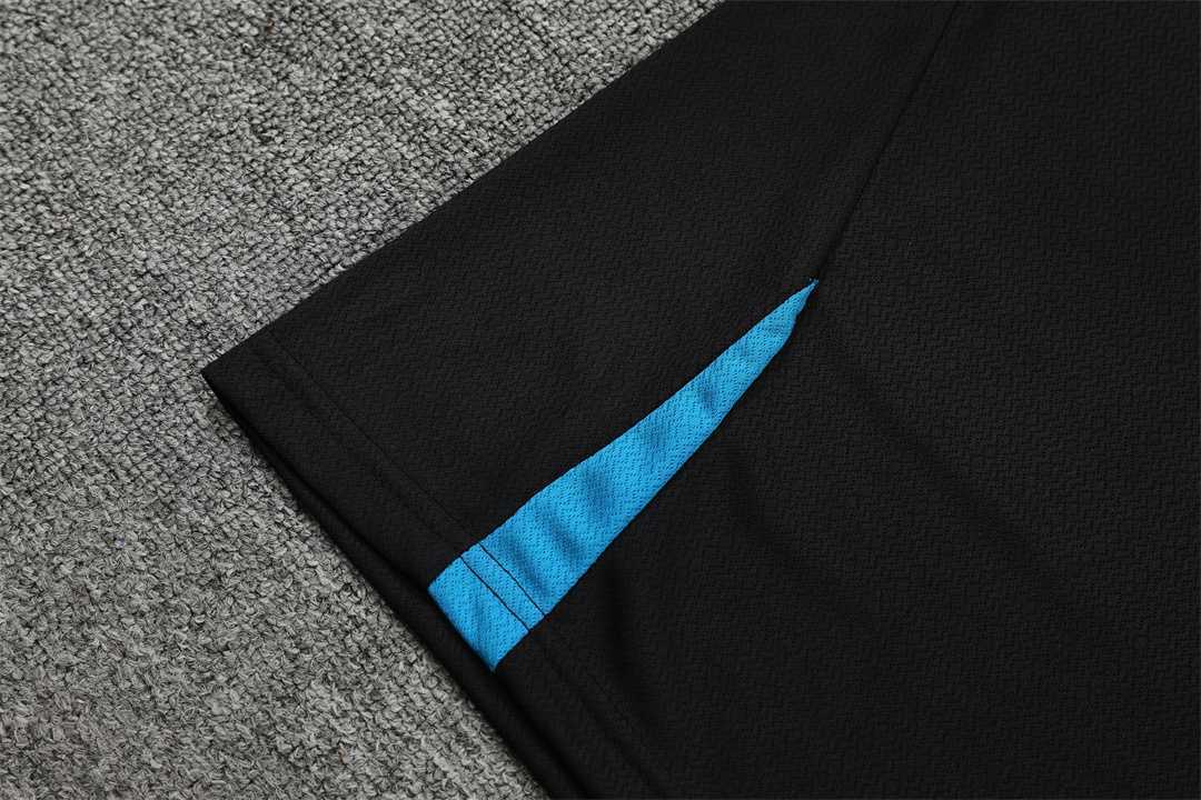 22-23 Inter Milan training suit short sleeve kit Black Blue 8