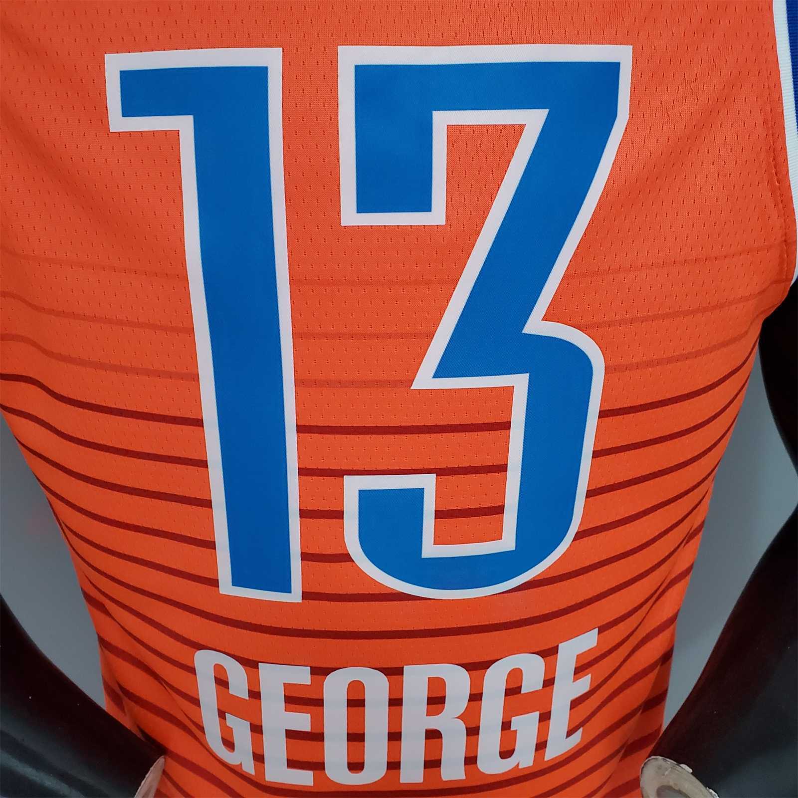 GEORGE#13 Thunder Jordan Orange 8