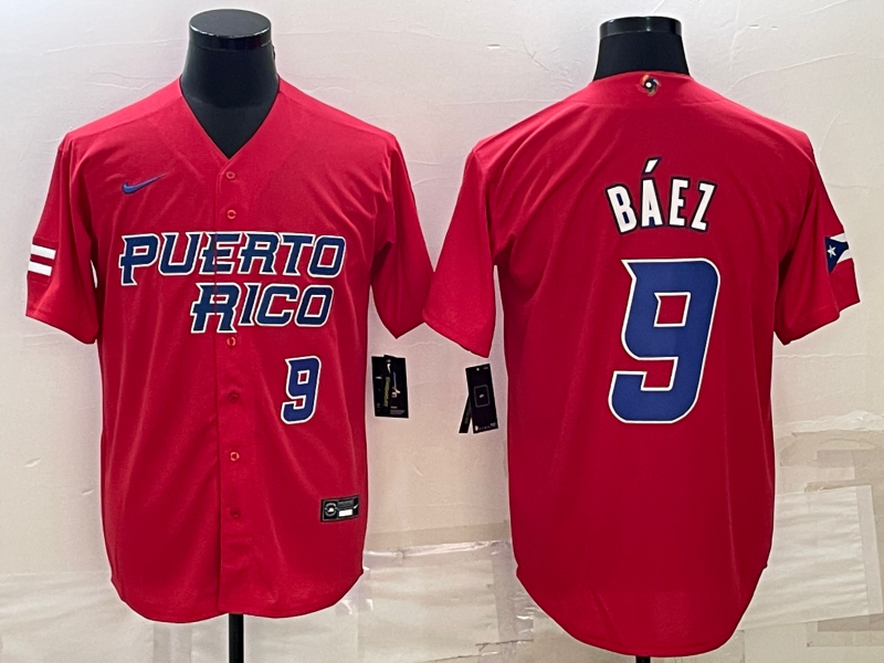 Puerto Rico 2023 World Cup Baseball Jerseys 37