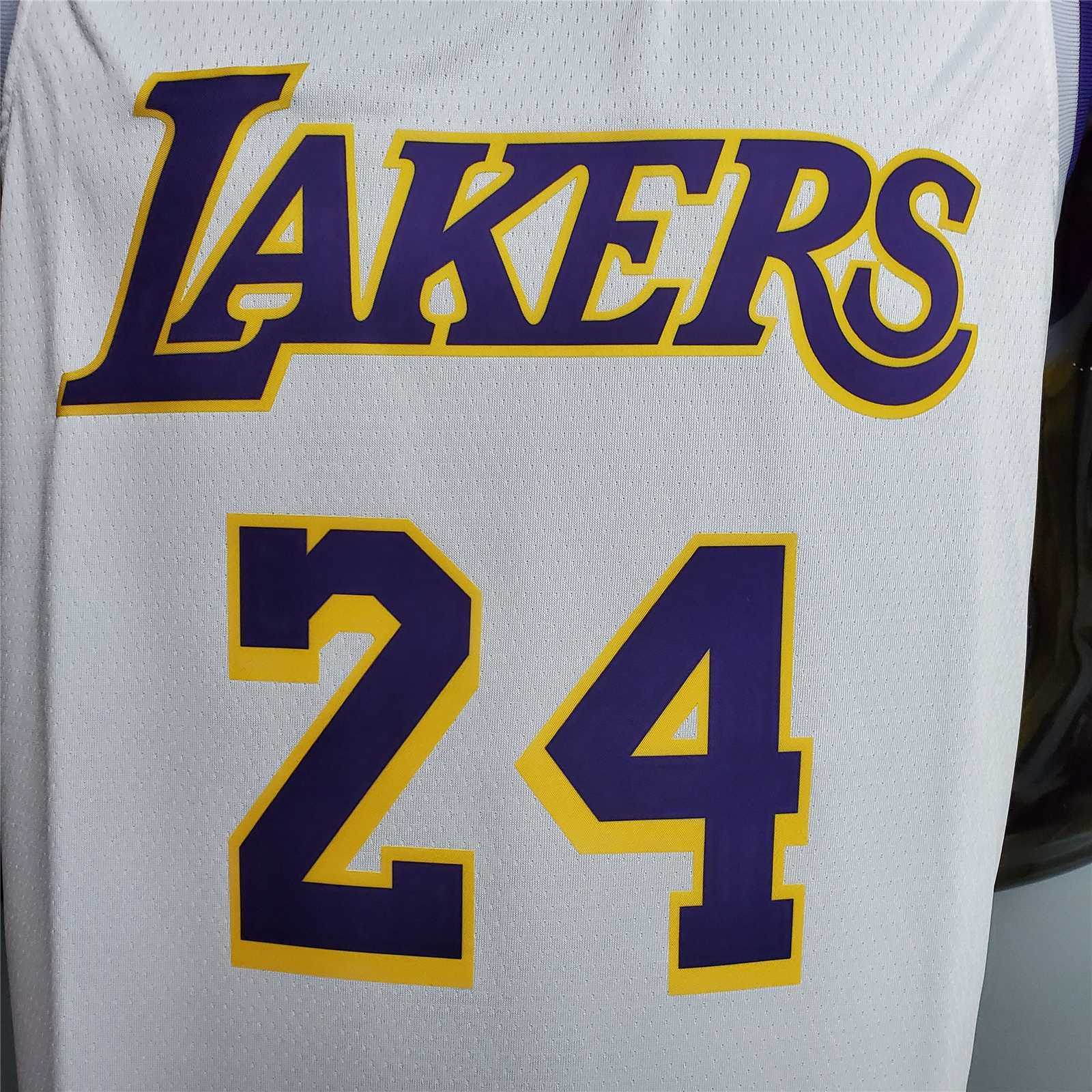 Bryant #24 Lakers white 2