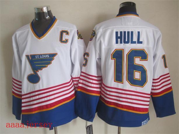 St. Louis Blues retro ice hockey jersey M-3XL 圣路易蓝调队复古冰球服 4